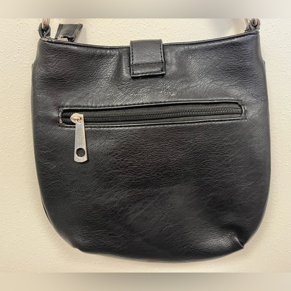 Black Studded Shoulder Bag - Picture 9 of 12
